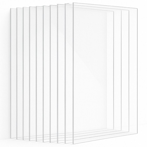 Clear acrylic sheets - a3,