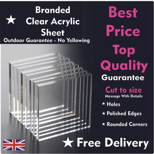 Clear acrylic perspex - clear,