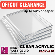 Clear Acrylic Surplus Sheets