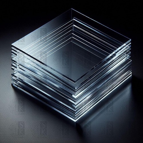 Clear transparent acrylic - transparent,