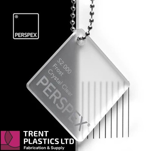Frosted acrylic clear opal - clear,